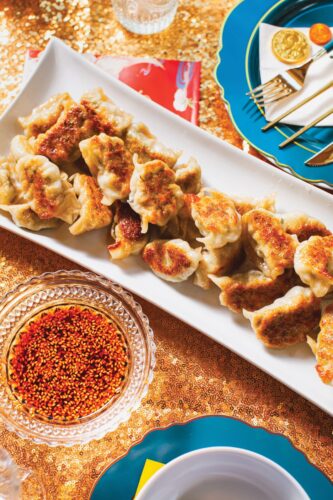 Ground Turkey and Chives Potstickers