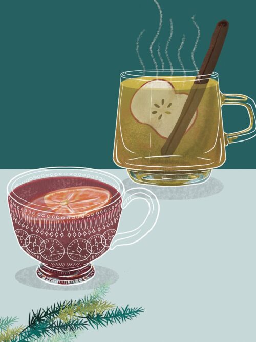 Caramel Apple Hot Toddy/Mulled Wine