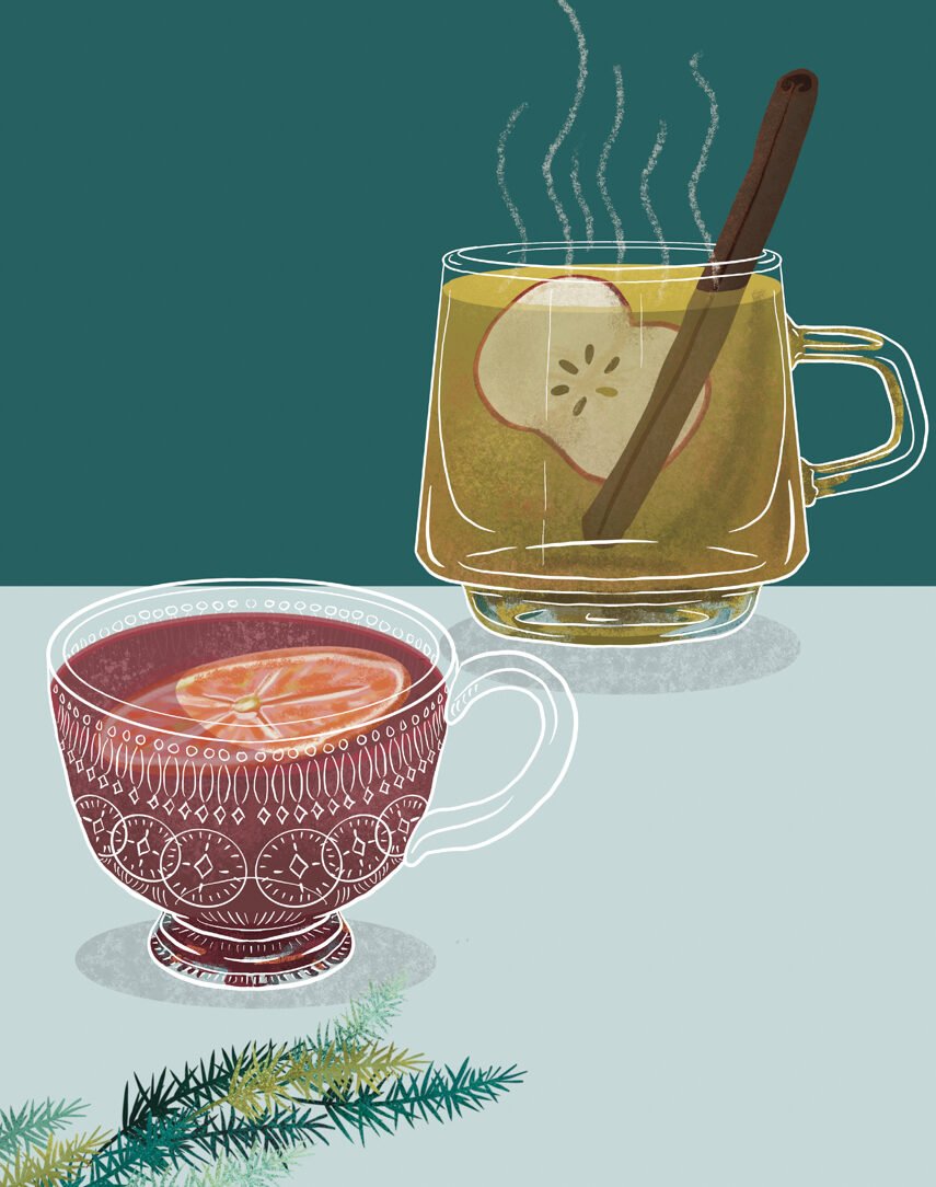 Caramel Apple Hot Toddy/Mulled Wine