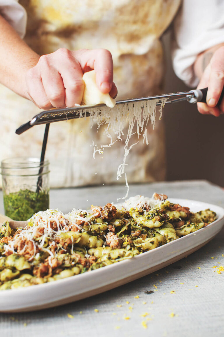 Conchiglie with Collard Green Sauce