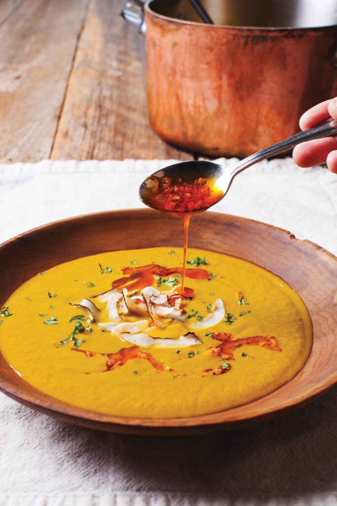 Coconut and Chili Infused Hippocrates Soup