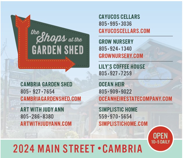 Cambria Garden Shed Shops Ad