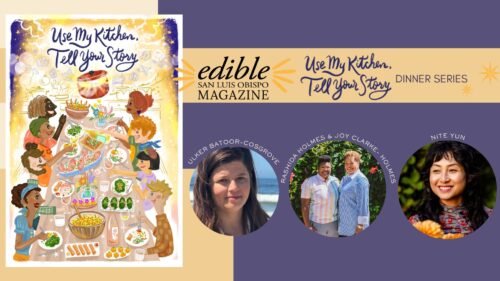 Edible San Luis Obispo Use My Kitchen Tell Your Story Event Graphic