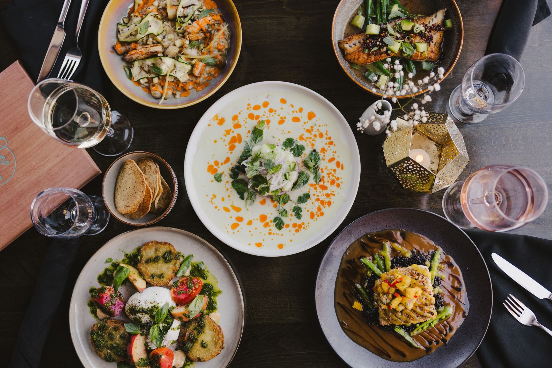 A selection of summer dishes.