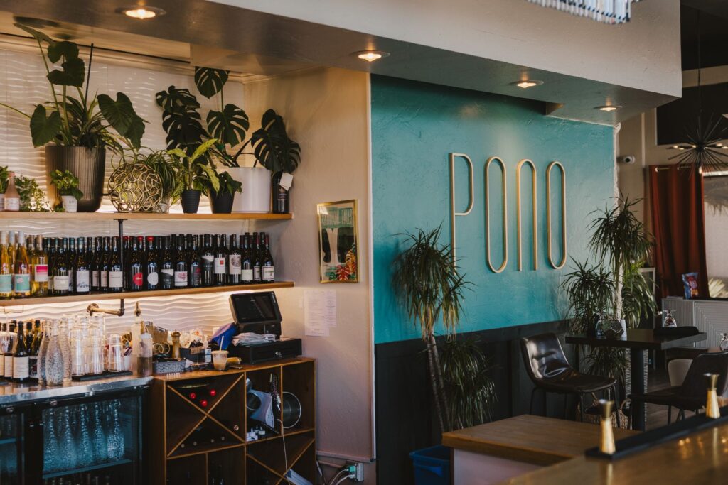 Photo of inside of restaurant.