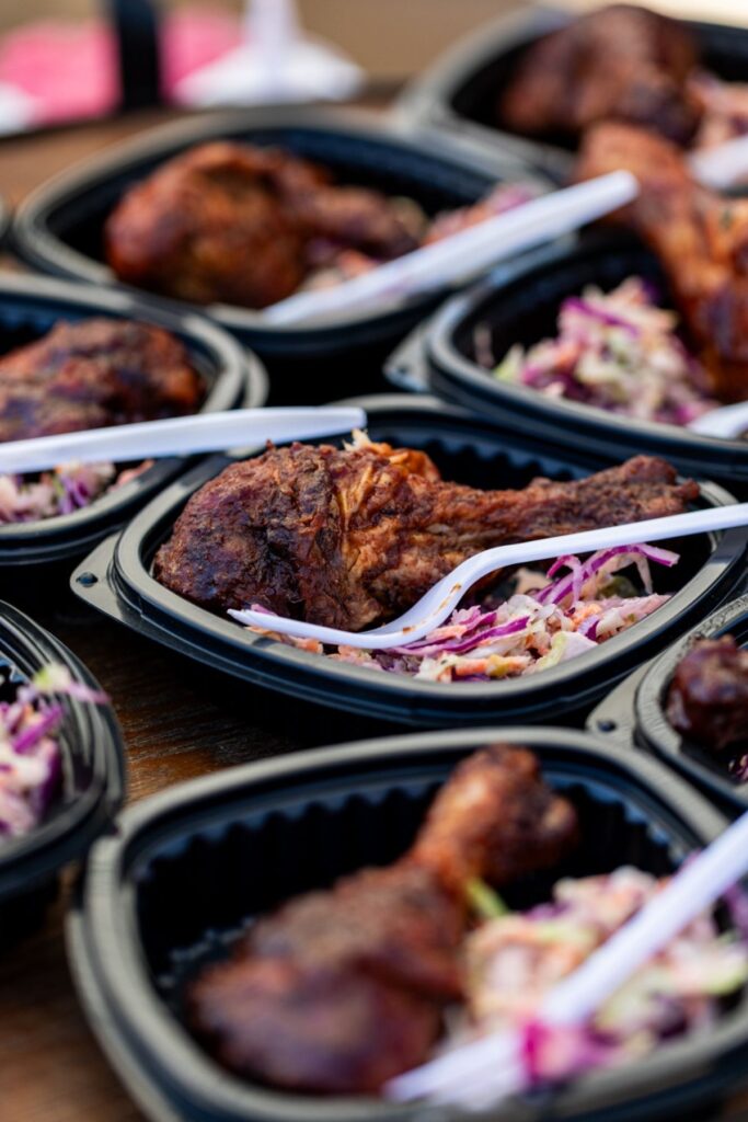 Wood Fire Smoked BBQ Chicken Drumsticks