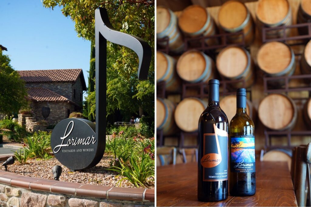 The Lorimar Sign and Wine in the Loft