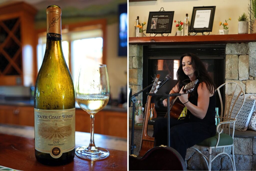 South Coast Winery tasting room