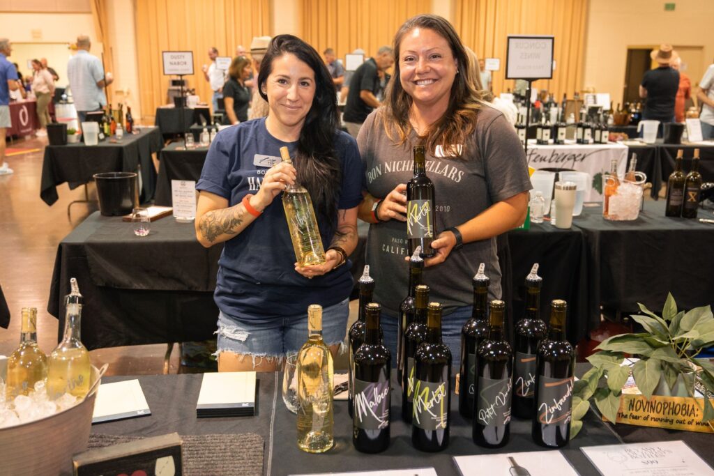 Bon Niche Winery team, with owner Melani Harding on right. (Photo by Kelly Visel)