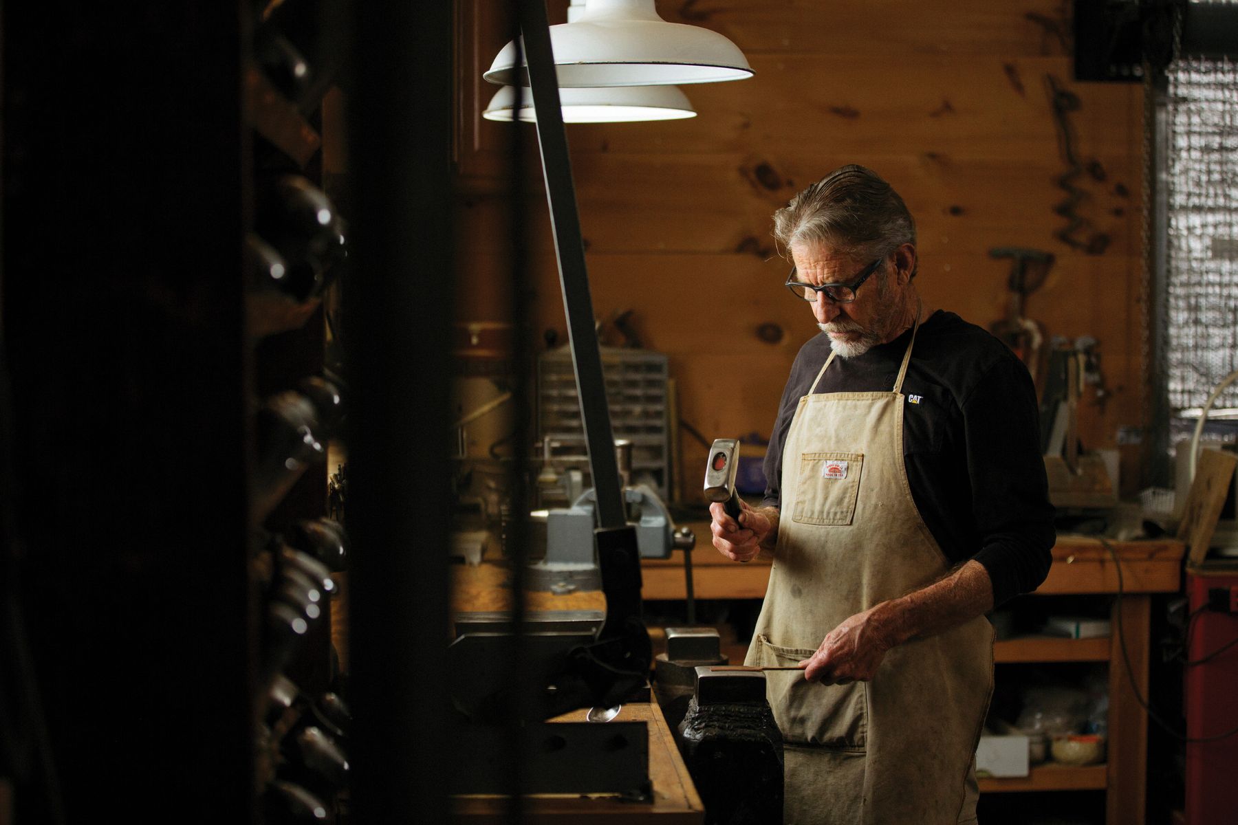 Master Silversmith Randy Stromsoe.