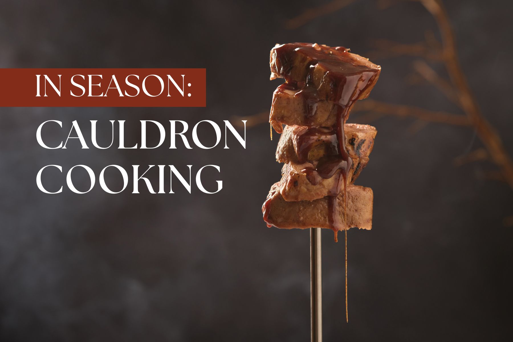 In Season Cauldron Cooking - Apple Cider Glazed Pork Loin