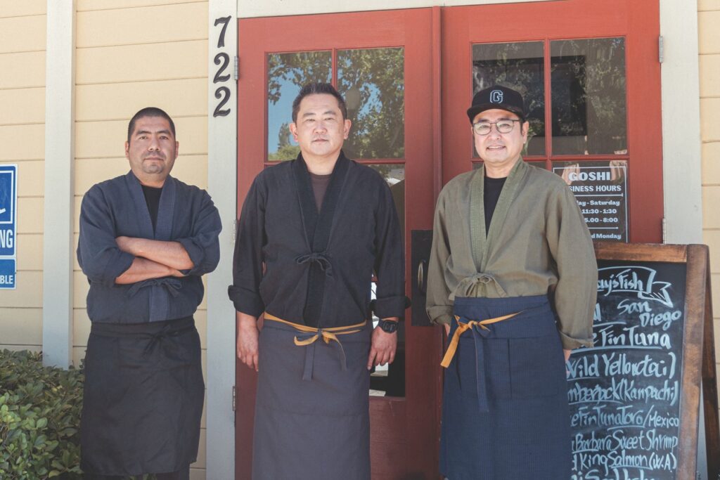 Chef Joel Trujillo, Chef Yugo Nishimura and Chef Shoichi Ogiwara.