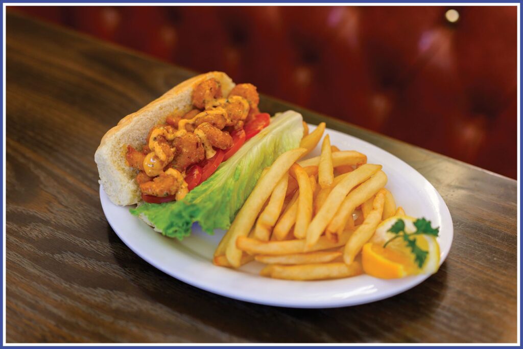 The shrimp po’ boy