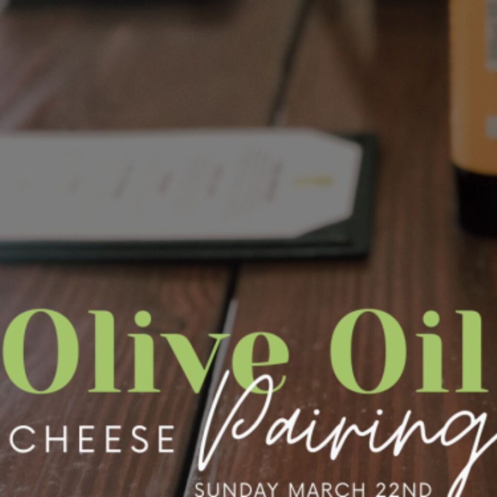 Olive Oil Cheese Pairing Graphic