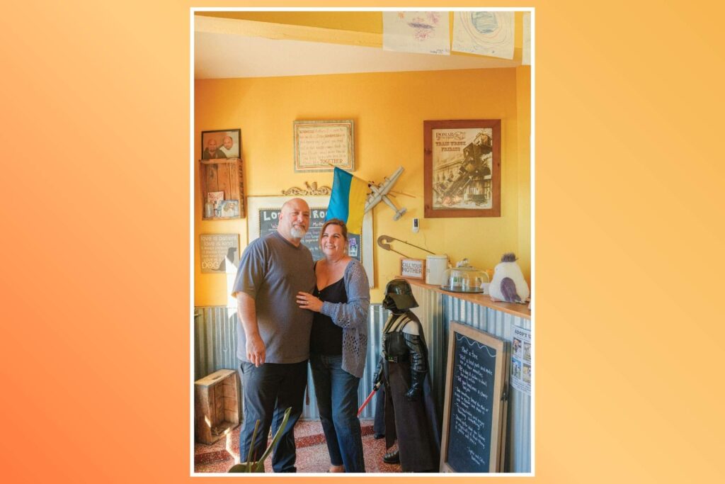 Frankie & Lola’s Co-owners Kirk and Barrie Sowell named the café after Jimmy Buffett’s playful tune “Frank and Lola.”