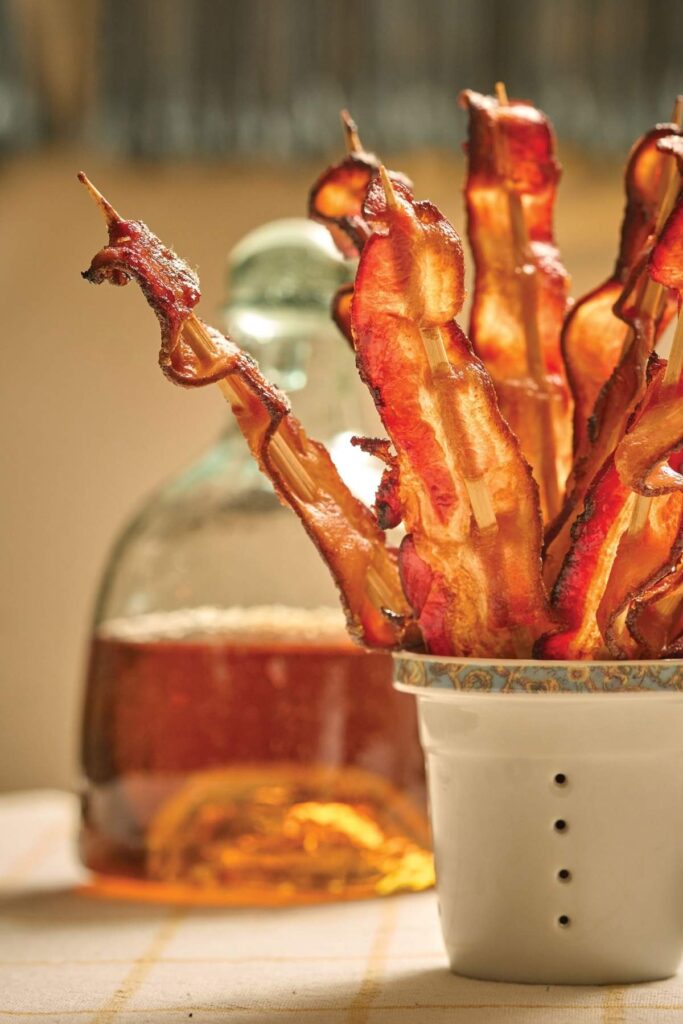 Bourbon Maple Bacon Skewers