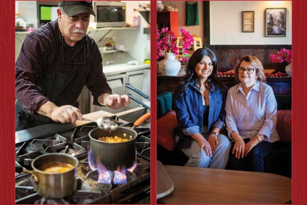 La Casita is Latina owned and family operated. Co-owner Jose Luis Quinonez leads the kitchen team. General Manager Steph Reyes and Owner Ingrid Chavarria.