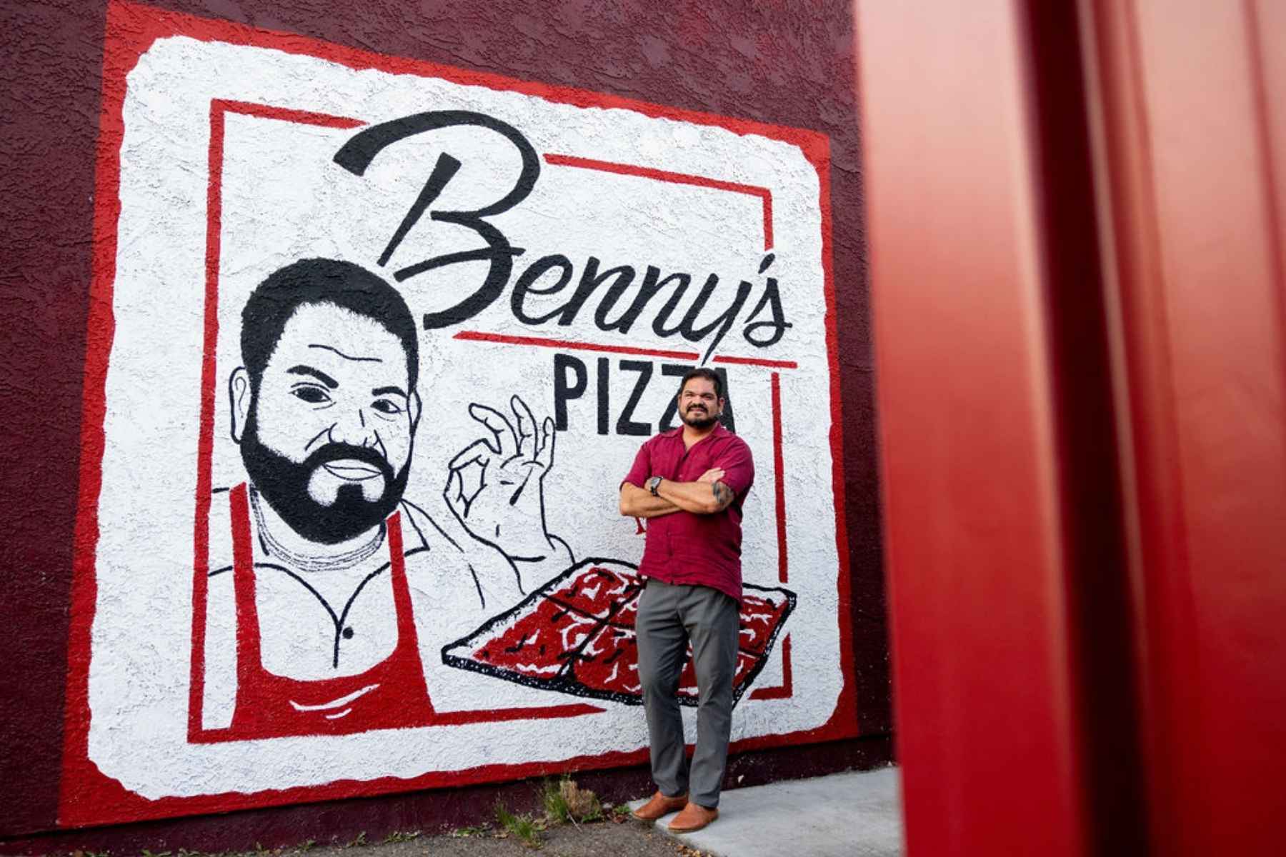 Ben Arrona’s Benny’s Pizza Palace and Social Club serves the only Detroit-style pizza in San Luis Obispo County.