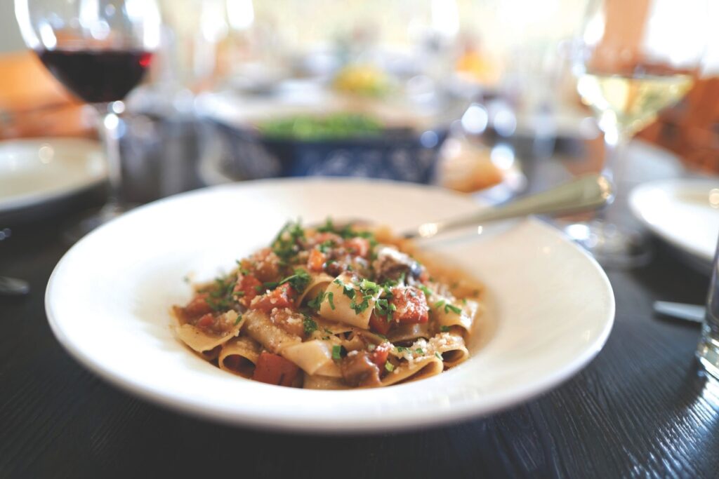 Etto Pasta Bar's pork ragu pasta.