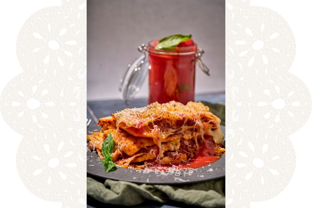 Heirloom Meets Harvest Lasagna